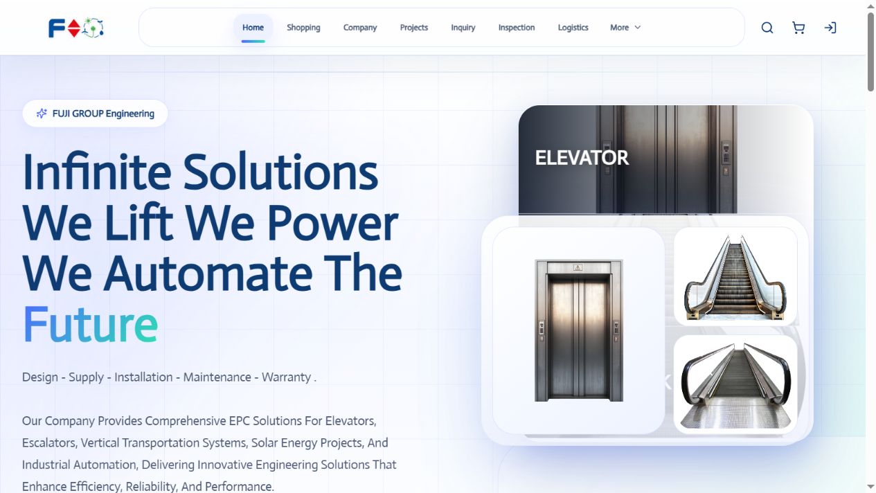 FUJI Group — Fujihk — live public website interface